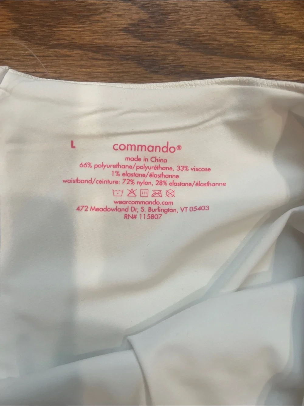 White Commando Pants